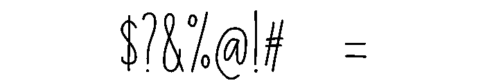 Thinyland Font OTHER CHARS