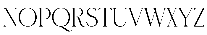 Thirand Font UPPERCASE