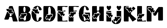 Third Love Regular Font UPPERCASE