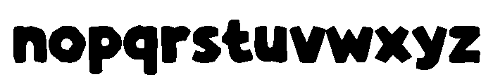 Third Mode Regular Font LOWERCASE