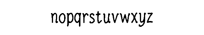Thirsty_Script Font LOWERCASE