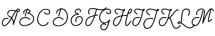 Thirstyful Font UPPERCASE