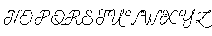 Thirstyful Font UPPERCASE