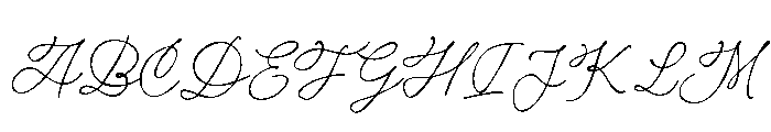 Thirty Pages Regular Font UPPERCASE