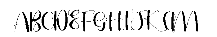 Thirty Font UPPERCASE