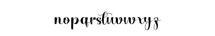 Thirty Font LOWERCASE