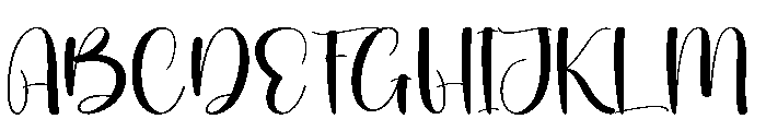 This Bunny Font UPPERCASE