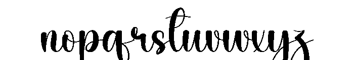 This Bunny Font LOWERCASE