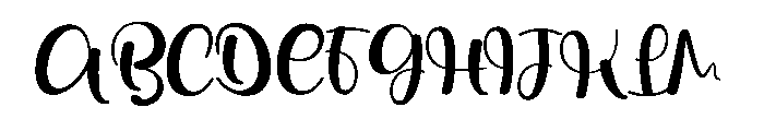 This Greating Font UPPERCASE