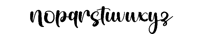 This Greating Font LOWERCASE