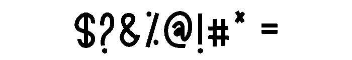 This Preety Font OTHER CHARS
