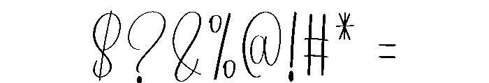 This Wedding Font OTHER CHARS