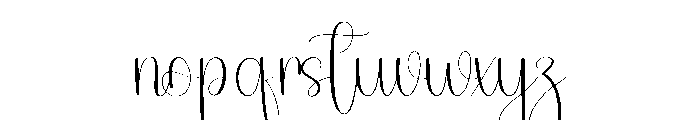 This Wedding Font LOWERCASE