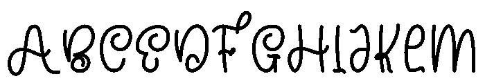 This Working Font UPPERCASE