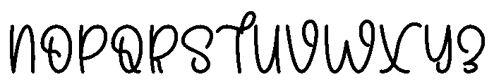This Working Font UPPERCASE