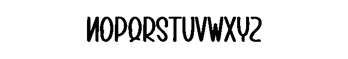 Thistime Font LOWERCASE