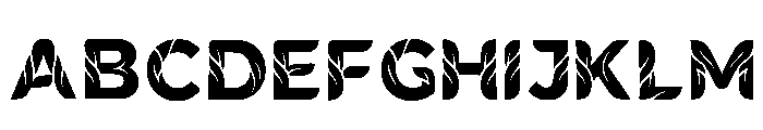 Thistle_prickled Regular Font UPPERCASE