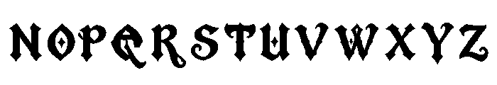 Thistle Font UPPERCASE