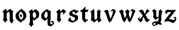 Thistle Font LOWERCASE