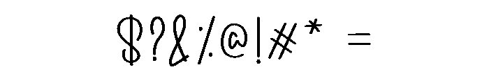 Thomas Birthday Font OTHER CHARS