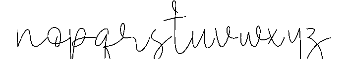 Thomas Birthday Font LOWERCASE