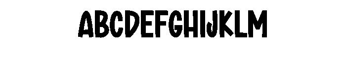 Thomas Famhouse Font UPPERCASE