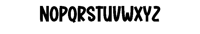 Thomas Famhouse Font UPPERCASE