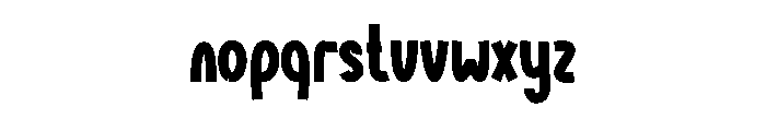 Thomas Famhouse Font LOWERCASE