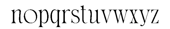 Thomy Font LOWERCASE
