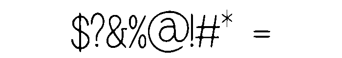 Thor Font OTHER CHARS