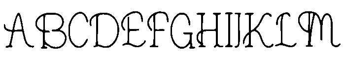 Thor Font UPPERCASE