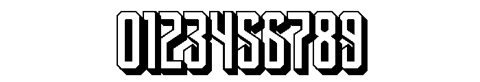 Thorade Extrude Regular Font OTHER CHARS