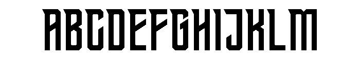 Thorade Regular Font UPPERCASE