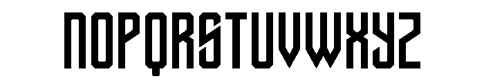 Thorade Regular Font LOWERCASE