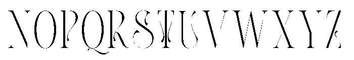 Thorn and Tale Whisper Font UPPERCASE