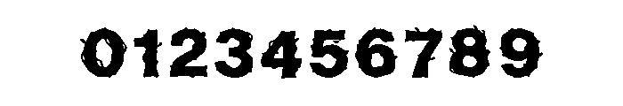 Thornbark Gothic Regular Font OTHER CHARS