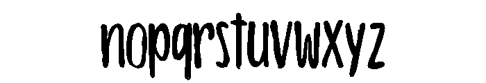 Thorne Shade Font LOWERCASE