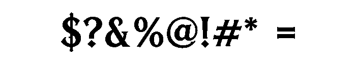 Thornelle Font OTHER CHARS