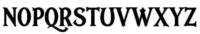 Thornelle Font UPPERCASE