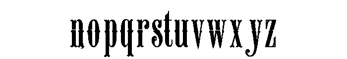 Thornquill Font LOWERCASE