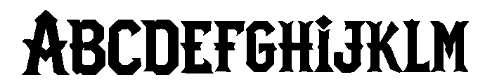 Thornryk Font UPPERCASE