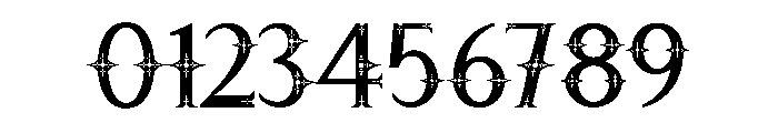 Thorns Crown Font OTHER CHARS