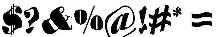 Thornveil Font OTHER CHARS