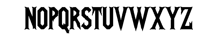 Thornvek Font UPPERCASE
