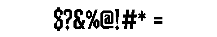 Thornvex Font OTHER CHARS