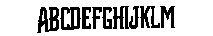 Thornvex Font UPPERCASE