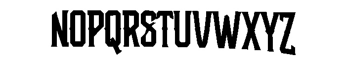 Thornvex Font UPPERCASE