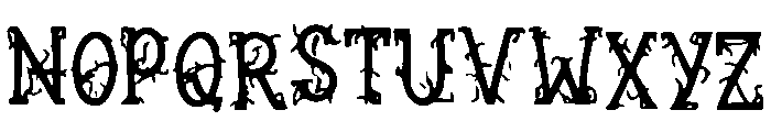 Thorny Font UPPERCASE