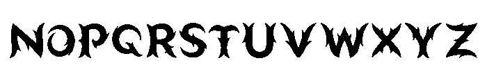 Thornyx Regular Font UPPERCASE