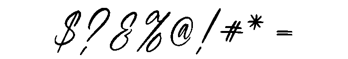 Thosterys Font OTHER CHARS